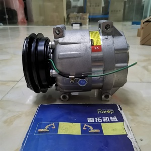 11Q6-90040 คอมเพรสเซอร์แอร์ 11Q690040 คอมเพรสเซอร์เครื่องปรับอากาศสำหรับ R310LC-9 R220-9S R250-9 R140LC-9 R300-9 รถขุด - Product Image 2