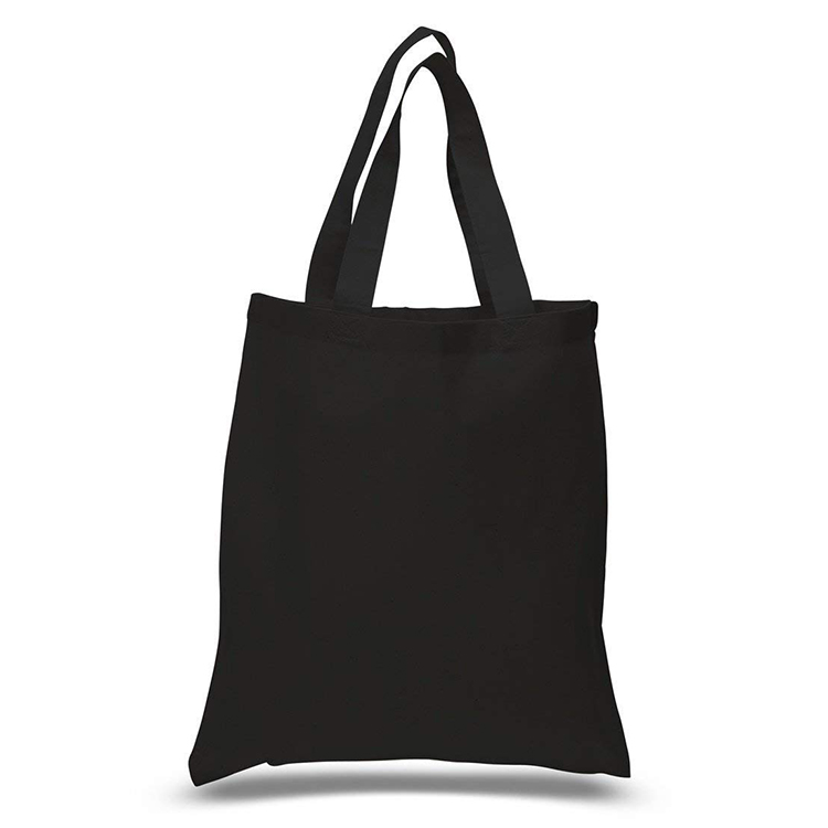High quality foldable shopping tote canvas bags with custom printed logo
