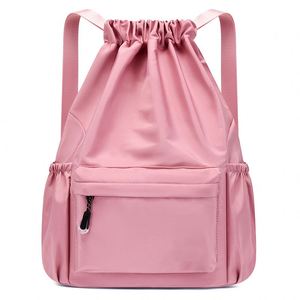 Portable <b>Drawstring</b> <b>Backpacks</b> Large Capacity String Shoulder Yoga Bag Lightweight Sport Bags for Swimming Yoga - Product Image 2