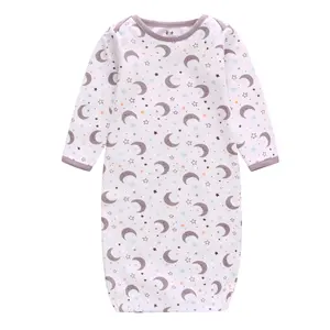 Saco de Dormir para Bebé de Primavera/Otoño, Manga Larga, Algodón Puro, Diseño de Oso, Manta Anti-patadas para Recién Nacidos, Anti-arañazos para la Cara - Product Image 1