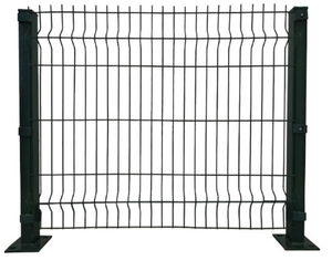 Saupoudrez le panneau enduit de barrière de grillage incurvé par 3D 2m x 2.5m du courrier carré - Product Image 3