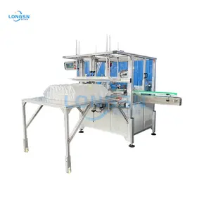 Automatic plastic empty bottle jerry cans bagger packer machine pet jars bagging packing machine
