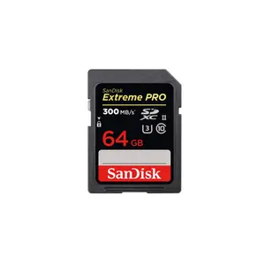SanDisk 4K SD Card 8K V90 UHS II 32GB 64GB 128GB Extreme Pro 300mb/s U3 Class10 High Speed Memory SD Card