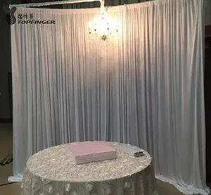 ที่มีคุณภาพสูงท่อและผ้าม่านสำหรับงานแต่งงานตกแต่งเพดานตกแต่งงานแต่งงานหรูหรา - Product Image 1