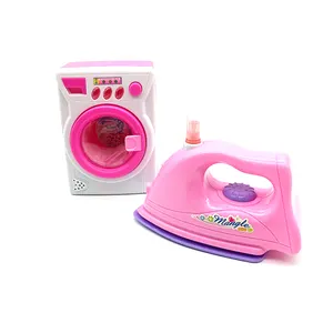 Kids plastic washing machine combination toys