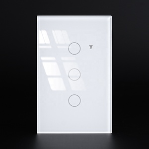 MEZEEN Interruptor Inteligente Fabricante EE. UU. Estándar <span class=keywords><strong>3</strong></span> <span class=keywords><strong>Gang</strong></span> <span class=keywords><strong>Smart</strong></span> WiFi Light <span class=keywords><strong>Switch</strong></span> APP Control Remoto <span class=keywords><strong>Smart</strong></span> WiFi Light <span class=keywords><strong>Switch</strong></span> - Product Image 1