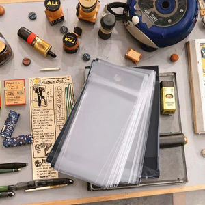 Sacs d'emballage en plastique PE transparents auto-adhésifs personnalisés en gros, compatibles micro-ondes, pour bonbons, vêtements, livres, cahiers - Product Image 3