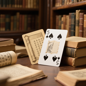 Trung Quốc-phong cách Văn Xuôi cổ với các trường hợp cá nhân cho in logo Poker thẻ không thấm nước tùy chỉnh kích thước thẻ chơi nhựa - Product Image 6