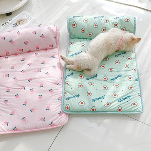 Coussinets d'été pour animaux de compagnie avec des lits de chat et de chien mignons en soie respirante et des oreillers en tissu confortables - Product Image 5