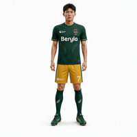 Roaring Tiger Spirit Maßgeschneidertes Fußballtrikot Wärmeübertragung Schnelltrocknend Atmungsaktives Mesh 100% Polyester Teamkleidung Großhandel OEM