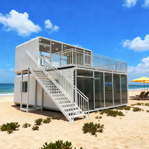 Contenedor expandible de diseño moderno de lujo, casa prefabricada al aire libre, panel de acero y sándwich, cabina de manzana para vivir y trabajar - Product Image 3