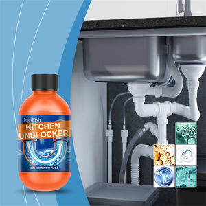 Jue Fish 300ml Desbloqueador de cocina Iones metálicos Grasa Disolución Blackage Clearing Zuecos Dispersión Limpieza de tuberías Agente de desobstrucción - Product Image 2