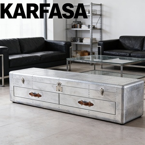 Тумба под телевизор, прикроватная тумба, мебель для гостиной, 3 ящика, 5+ отделений, в американском ретро-стиле, медиа-консоль, деревянный каркас, OEM/ODM - Product Image 1