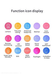 Venta caliente barato <span class=keywords><strong>Video</strong></span> llamada posición SOS alumnos reloj inteligente 2024 niñas niños niño Smartwatch - Product Image 6