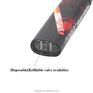 Factory 80mm Custom Print Black Electronic Portable <strong>Wind</strong> <strong>Proof</strong> <strong>Lighter</strong> Anti <strong>Wind</strong> <strong>Lighter</strong> - Product Image 4