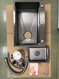 Undermounted 201 or 304 New Style Multi Function Kitchen <strong>Sink</strong> Single Bowl Stainless Steel Kitchen <strong>Sink</strong> With Drain Board - Product Image 4