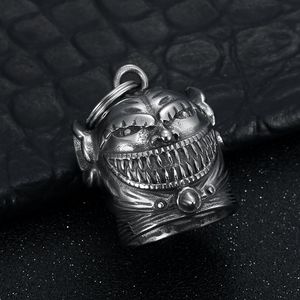 Pendentif Thème Yunnique en Acier Inoxydable, Forme Visage, Breloque Cloche Rétro, Cadeau Unisexe - Product Image 2