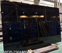 Dalles de sol, bassins, comptoirs de cuisine et revêtements muraux en MDF poli noir à veinage marbré, imitation pierre naturelle, grandes dalles, directement de l'usine, à prix abordable
