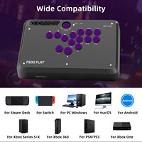 Manette d'arcade à boutons multiples MayFlash F500 FLAT pour PS4, PS3, Switch, Xbox One, Xbox 360, Xbox Series S/X, PC
