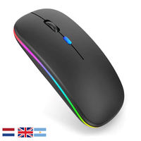 Ratón Inalámbrico Bluetooth Hecho en China al por Mayor, Ratón Inalámbrico Ligero para PC/Computadora