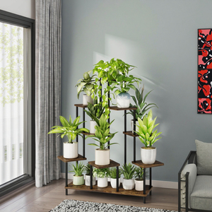 <span class=keywords><strong>Support</strong></span> De Plante De Balcon De Salon Intérieur Écologique À Cinq Niveaux <span class=keywords><strong>Support</strong></span> En Métal Extérieur pour Pots De Fleurs Pour Pots De Fleurs - Product Image 6