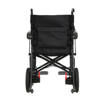 Fauteuil roulant électrique pliable léger en fibre de carbone, 120 kg, vente chaude, longue portée, robuste, alimentation DC12A