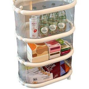 Chariot de rangement multi-niveaux portable et amovible pour salon, salle de bain, toilettes, usage domestique - Product Image 5