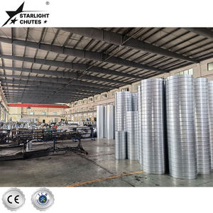 STARLIGHT CHUTES SC Tuyau en spirale en acier galvanisé <span class=keywords><strong>pour</strong></span> systèmes de retour d'air CVC commerciaux - Installation facile Personnalisable - Product Image 6