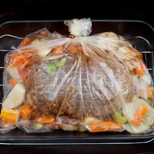 18x24 inches Nylon Plástico Turquia Oven Bag Flat Open Poly Bags Ótimo para Proving Pão, Massa, Armazenamento