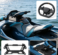 Cadre de volant blanc enduit, anti-corrosion, en acier inoxydable, pièce de rechange OEM de haute qualité pour PWC, usiné CNC par électroérosion à fil