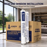 JUNBOM Mastic silicone neutre haute élasticité pour joints de vitrage, étanche, sans apprêt, directement du fabricant 82002