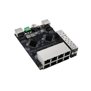 YINUO-LINK Industrieller YN-IES1012 Serie 10/100/1000Mbps 12-Port Stapelbarer Ethernet-Switch-Modul 12-60V Eingang für Intelligente Netzwerke - Product Image 1