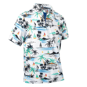 Camisetas de golf para hombre elegantes con cuello y manga corta informal de secado rápido con logotipo personalizado OEM - Product Image 4