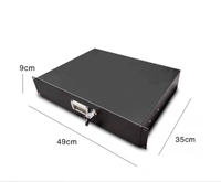 Armoire de montage en rack pour DVR CCTV XYY, tiroir 1U 2U 3U 4U 19 pouces avec serrure