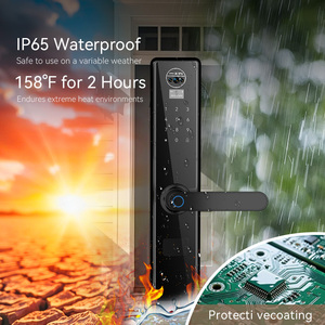 <span class=keywords><strong>Cerradura</strong></span> <span class=keywords><strong>Inteligente</strong></span> para Puerta con Clasificación IP65, Compatible con Puertas <span class=keywords><strong>de</strong></span> Madera/Acero/Aluminio, Videoportero WiFi, Aplicación Tuya, <span class=keywords><strong>Seguridad</strong></span> <span class=keywords><strong>de</strong></span> Grado C, Construcción en Aleación <span class=keywords><strong>de</strong></span> Aluminio - Product Image 2