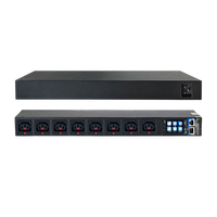 PDU intelligent ATS de haute qualité à double entrée, transfert automatique, gestion cloud MQTT SNMP, 2 à 24 prises, prend en charge tous les types de prises