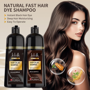 Crema Colorante per Capelli <span class=keywords><strong>Marrone</strong></span> Scuro al Ginseng Erboristico Semi-Permanente 3-in-1 Nutriente Riparatore ad Azione Rapida Senza Ammoniaca Lunga Durata - Product Image 5