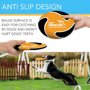 Disco Volante Professionale per Cani e Bambini, in Silicone Morbido Aerodinamico, Galleggiante, per Sport all'Aperto, Giardino e Spiaggia - Product Image 3