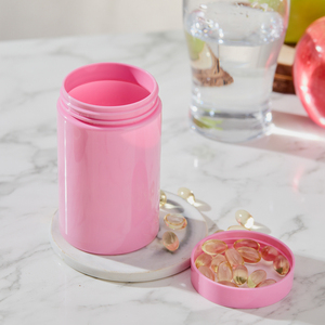 Bouteille en plastique écologique, recyclable, mince et haute, conforme à la réglementation REACH de l'UE, récipient étanche pour les compléments alimentaires haut de gamme - Product Image 6