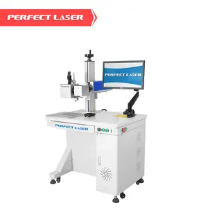 De Perfecte Laser 50W Fiber Laser Markering Machine Ccd Camera Vision Systeem Positioneert Automatisch Precisie-Onderdelen Voor Graveren