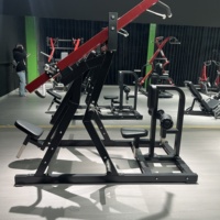 Mini-chargeur assis commercial pour exercices de tirage dorsal, équipement de musculation pour la gym, entraînement dos et poitrine, construction en acier sécurisée pour le fitness