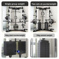 Rack de musculation multifonction en acier et plastique ABS, machine Smith, banc de musculation, écologique, marque MR, noir, portable, durable