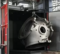 Machine de sablage rotative à 360 degrés Q35, machine de sablage automatique à plateau tournant robuste