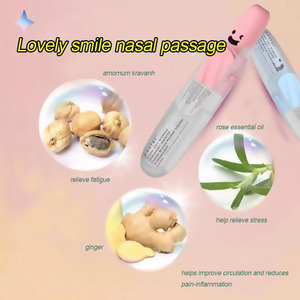 Cara sonriente tailandesa succión nasal mente refrescante palo despierto menta antisomnolencia conducción antidormilones pasaje nasal - Product Image 3