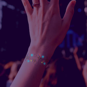 Nueva pulsera <span class=keywords><strong>de</strong></span> Flash mágico incoloro, pegatina <span class=keywords><strong>de</strong></span> tatuaje temporal, diseño fluorescente que cambia <span class=keywords><strong>de</strong></span> Color para el cuerpo <span class=keywords><strong>de</strong></span> los hombres y las mujeres para Bar - Product Image 4