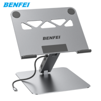 Stasiun Dock Laptop BENFEI dengan USB C 6in1, HD MI 4K 60Hz, Gigabit Ethernet, 100W PD, 1*USB C 3.2 dan 2*USB A 3.2