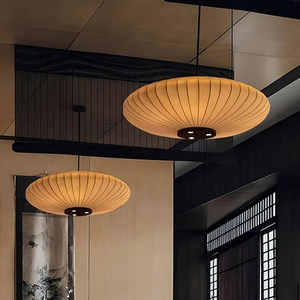 Lustre rond de style chinois E27 à six têtes, lampe à économie d'énergie pour salon, salle de thé, salle à manger - Product Image 5
