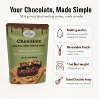 Sacs d'emballage personnalisés pour chocolats, sachets à bonbons refermables avec fenêtre, finition mate, marque privée, fournitures de pâtisserie, directement de l'usine, MOQ
