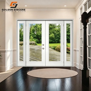 GS Customized Exterior Thermal Break Glass Revolving Aluminum <b>Swing</b> Door for Luxury Villas - Product Image 1