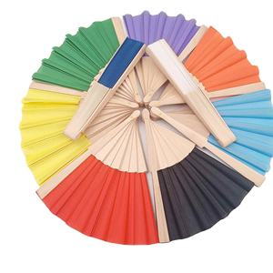 Ventilador de mano plegable con logotipo personalizado para mujer, ventilador de mano decorativo de madera, regalo de fiesta de boda, ventilador de mano Rave para mujer - Product Image 1